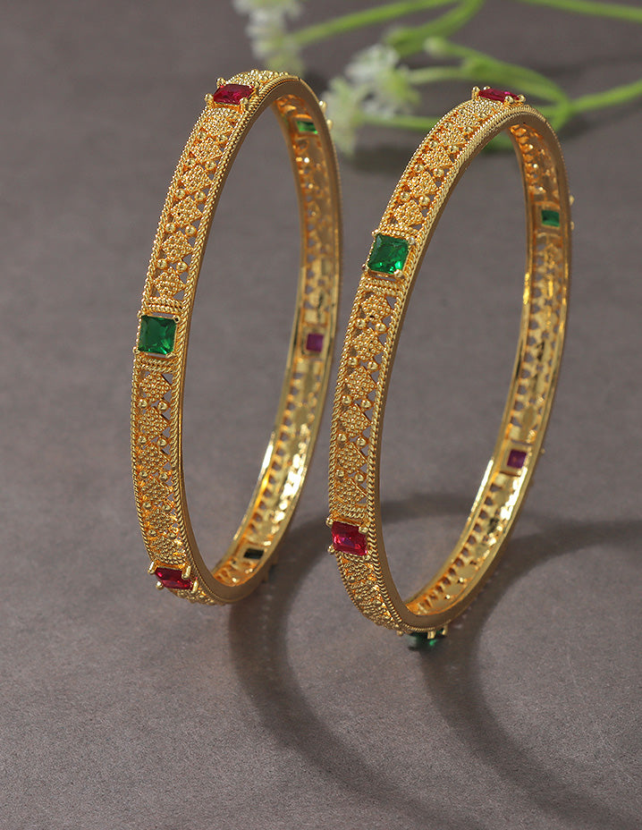 Designer Zirconia Bangles