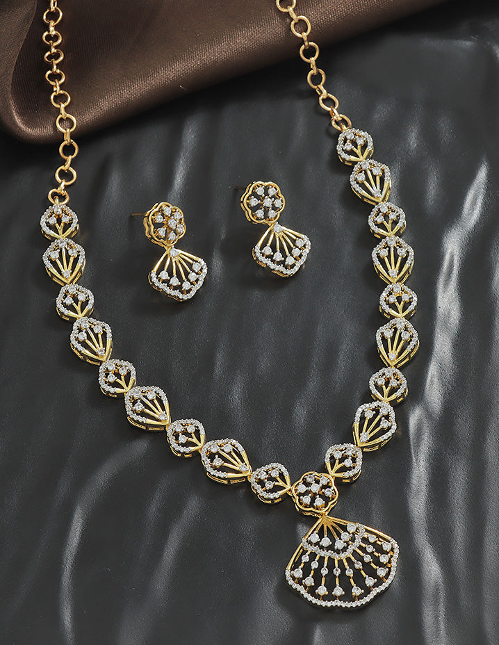 Designer Zirconia Elegance Necklace Set