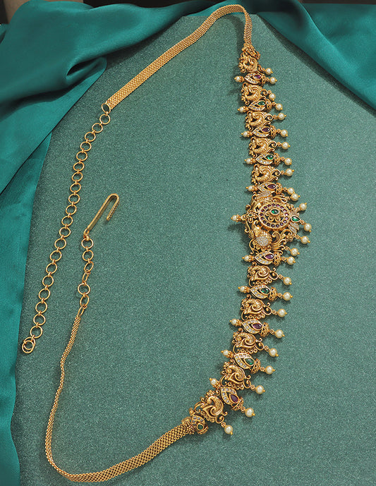 Designer Zirconia Matt Chain Vaddanam