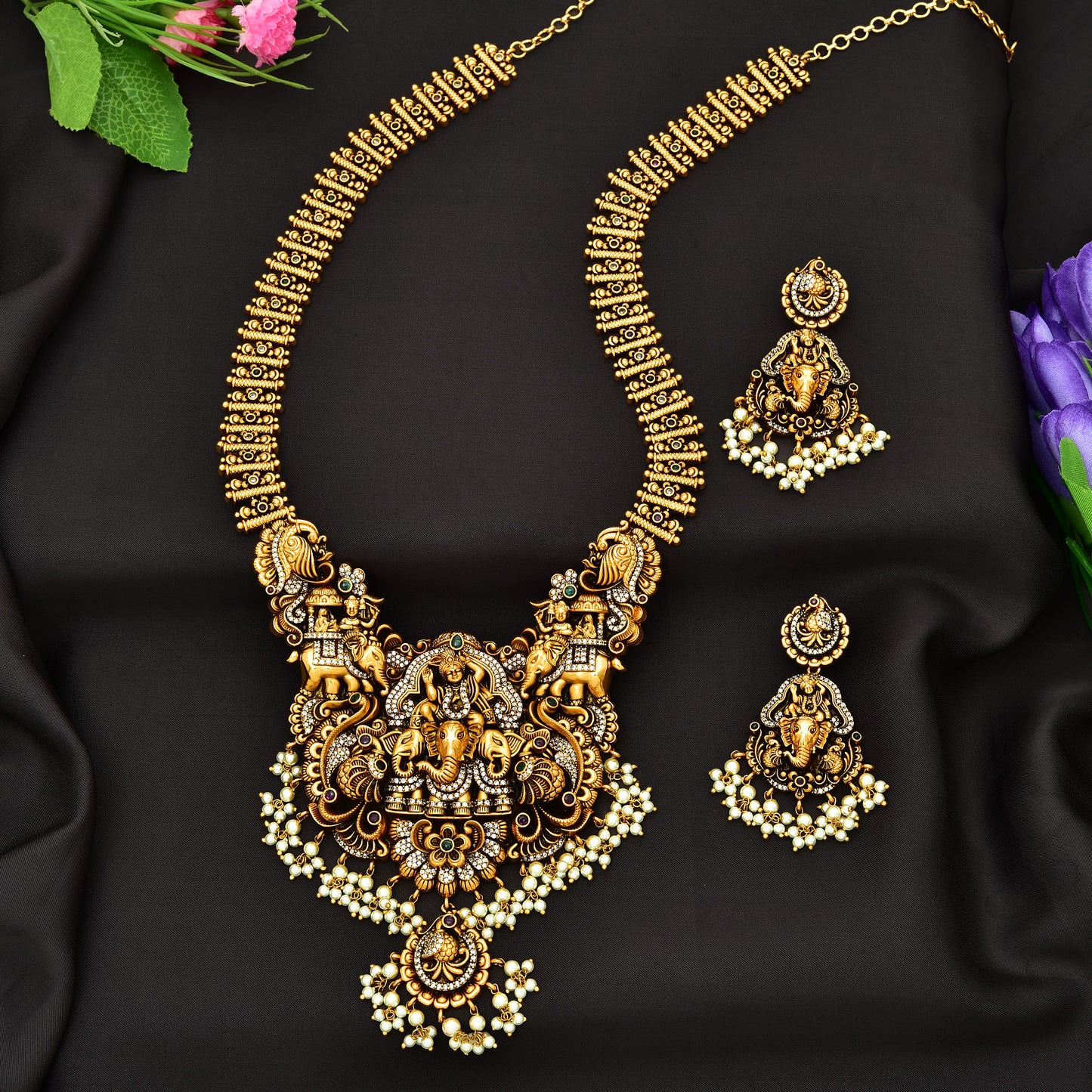 Antique Grand Wedding Long Haaram