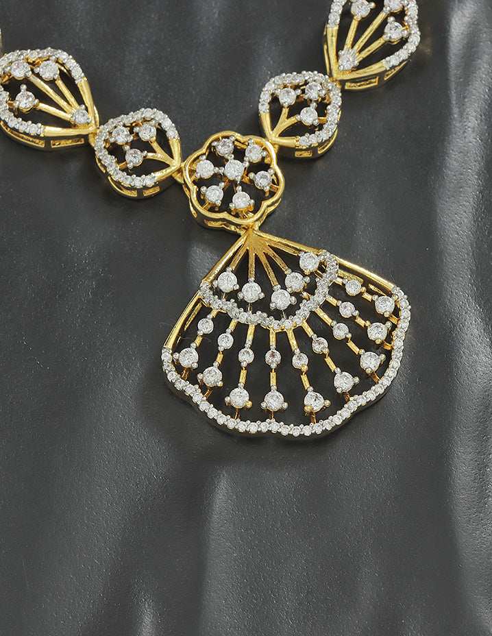 Designer Zirconia Elegance Necklace Set