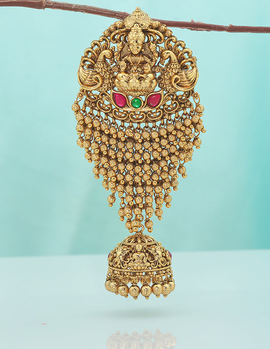 Designer Lakshmi Devi Matt Polish Choti Piece