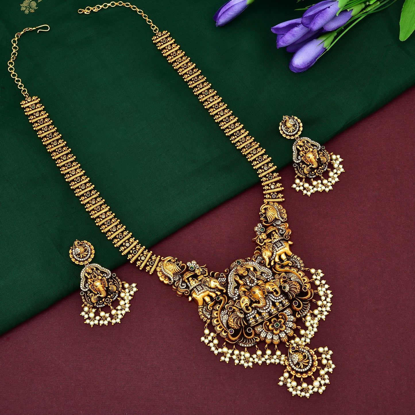 Antique Grand Wedding Long Haaram