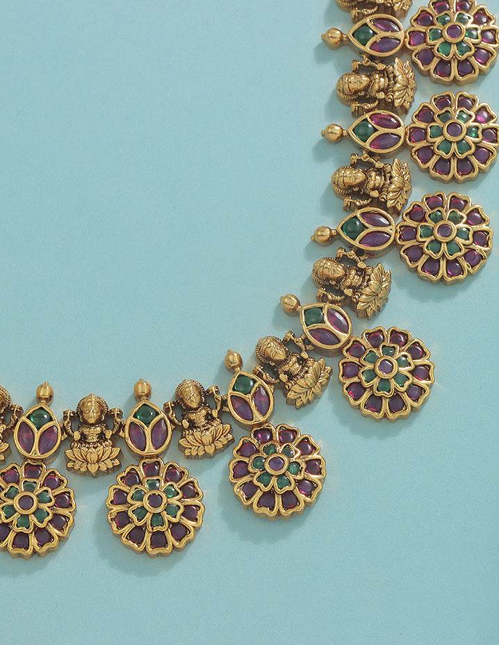 Designer Matt Kempu Long Haaram Set