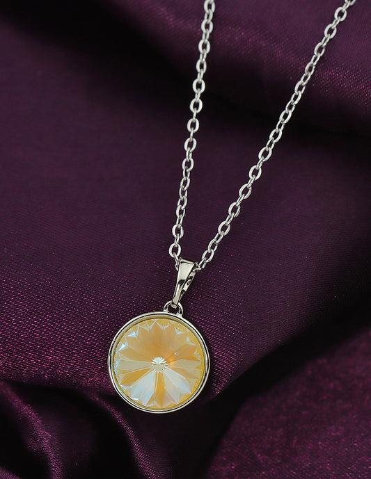 Swarovski Crystal Prism Bloom Chain Pendant