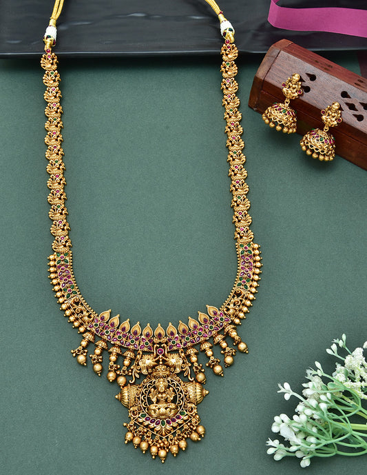 Matt Lakshmi Devi Grand Wedding Long Haaram