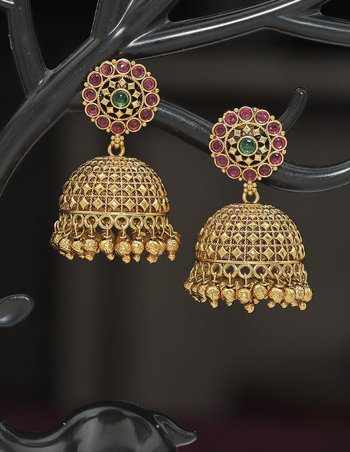 Designer Matt Kempu Jhumka Earrings