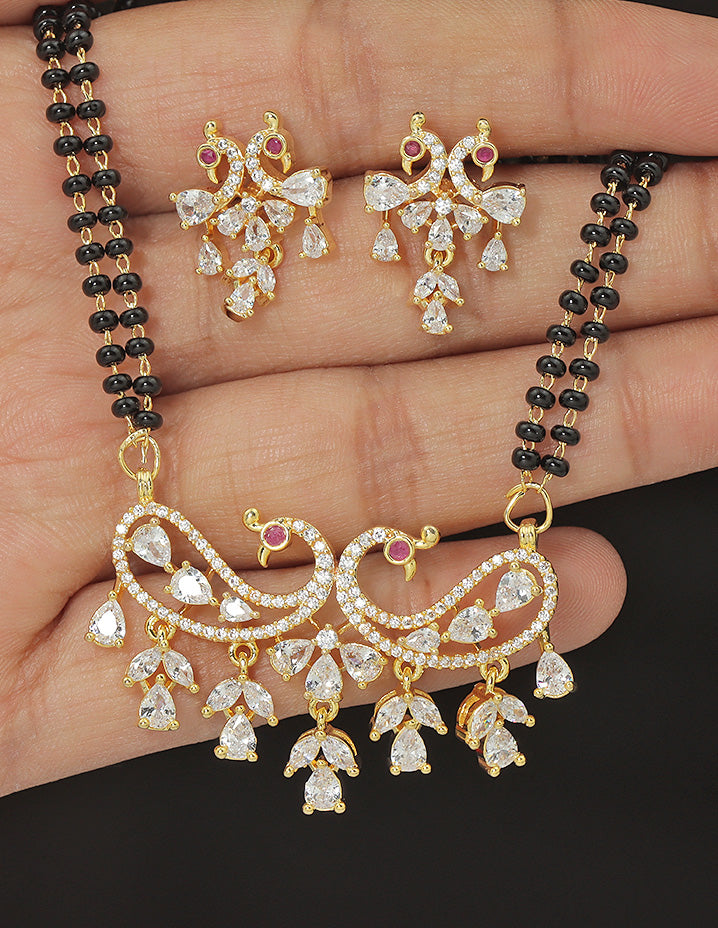 Designer Black Beads Mangalsutra