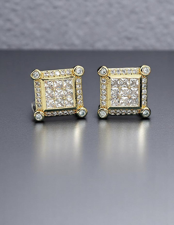 Designer Zirconia Stud Earrings