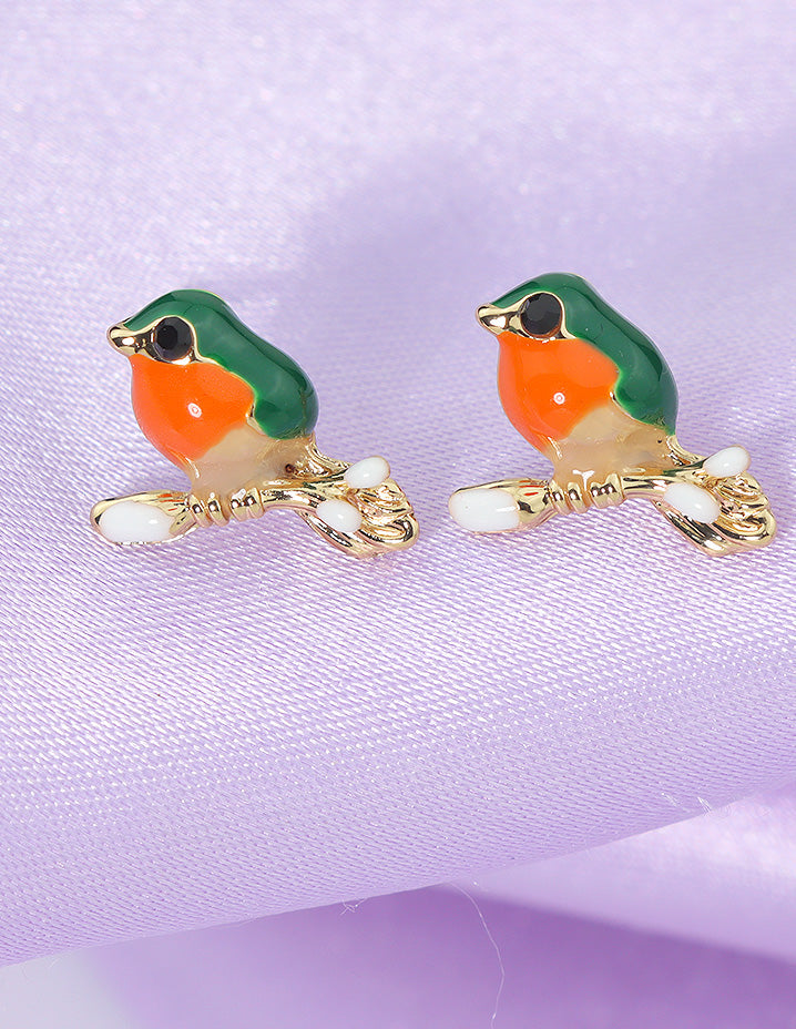 Designer Ceramic Earrings and Brooch Combo