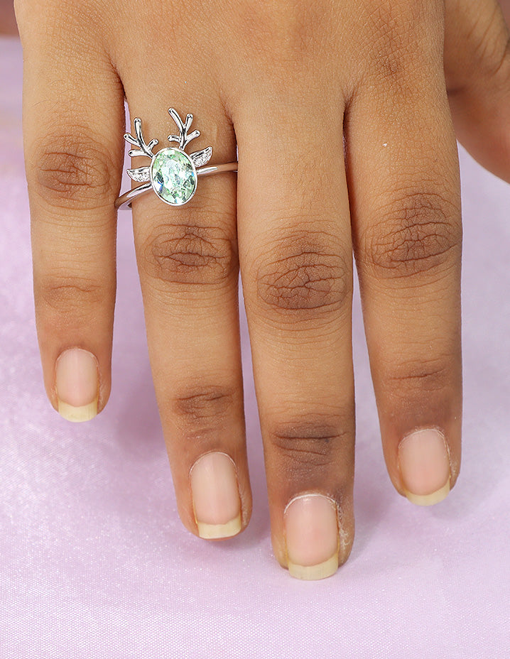 Designer Zirconia Crystal Finger Ring