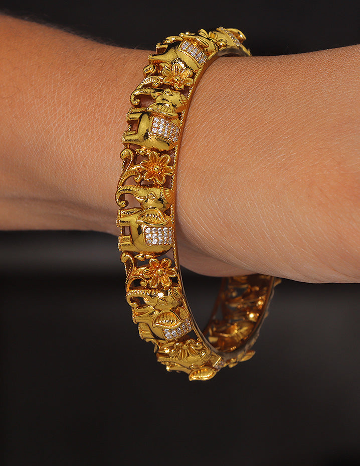 Designer Elephant Matt Bangles