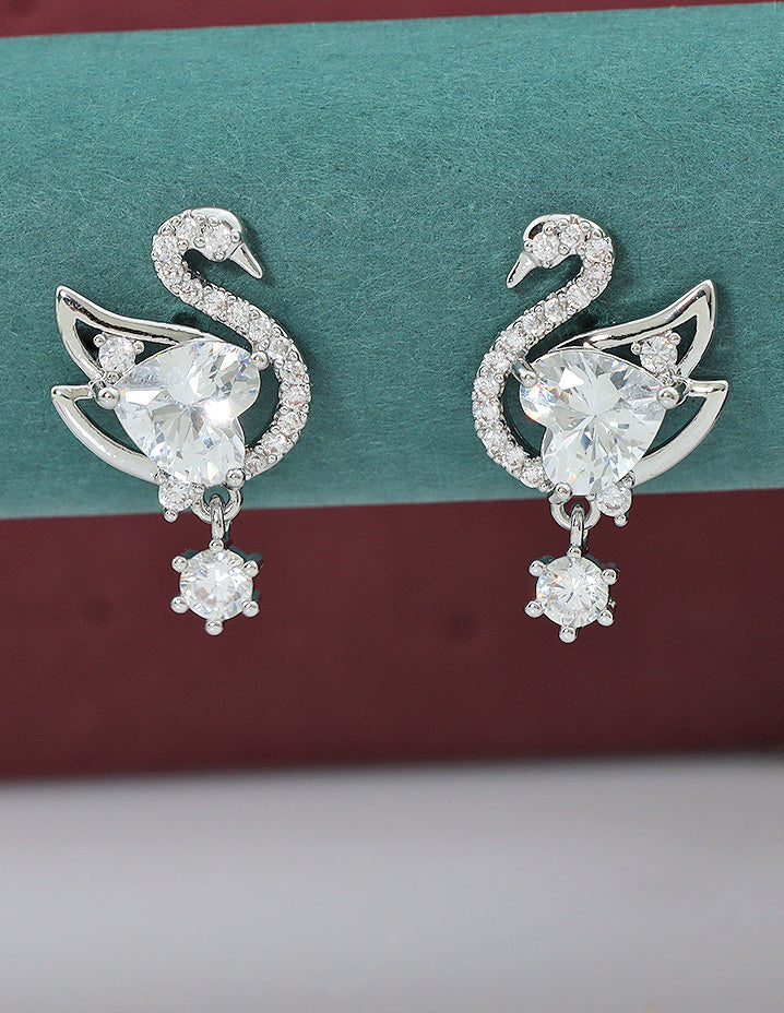 Designer Ceramic and Zirconia Earrings Combo
