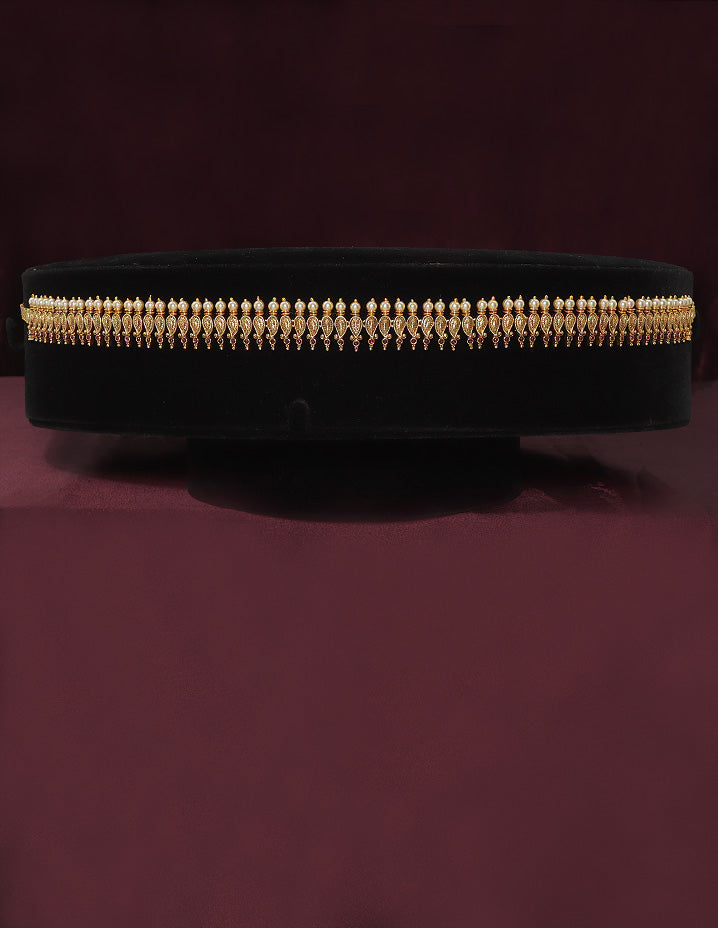 Designer Kempu Mango Shape Chain Vaddanam