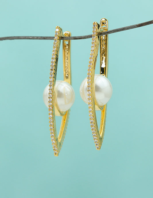 Designer Zirconia Bali Earrings