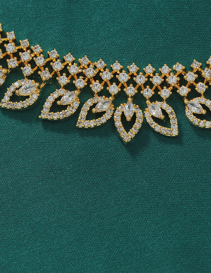 Designer Zirconia Elegance Necklace Set