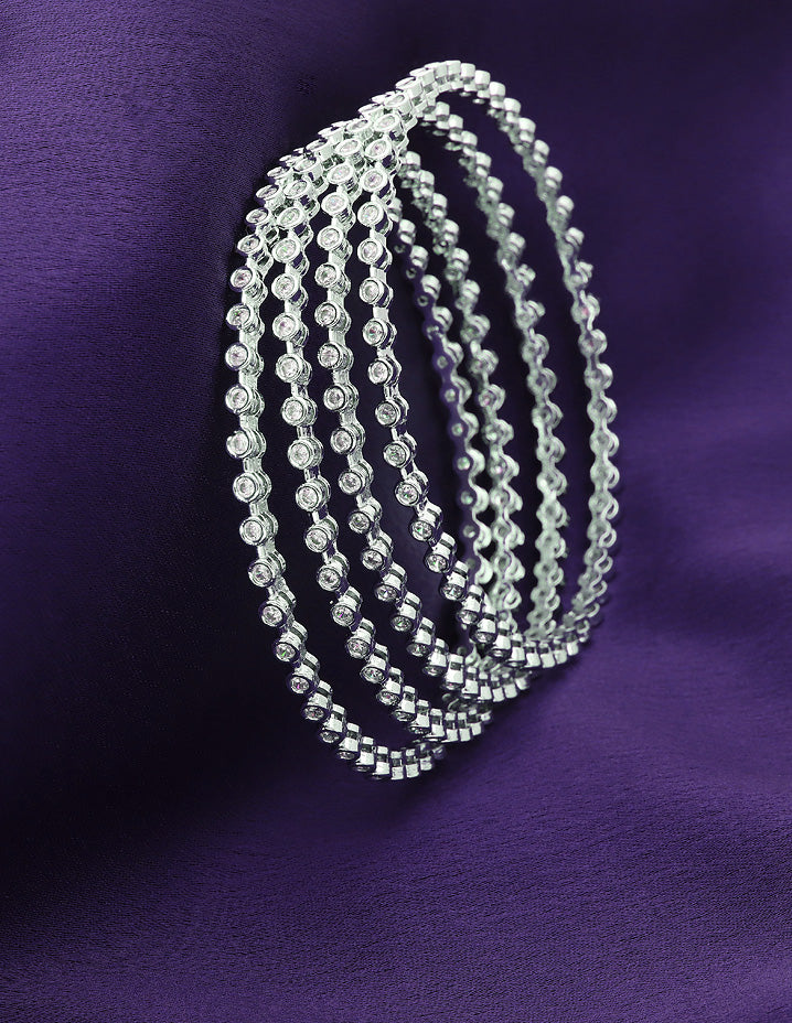 Designer Zirconia Bangles