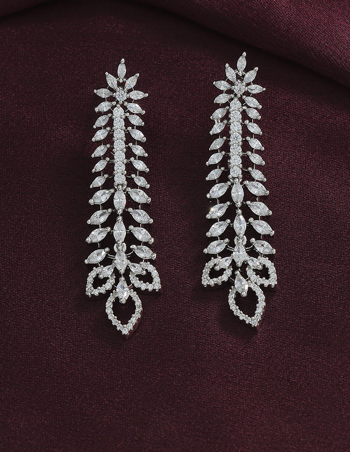 Designer Zirconia Crystal Elegance Necklace Set