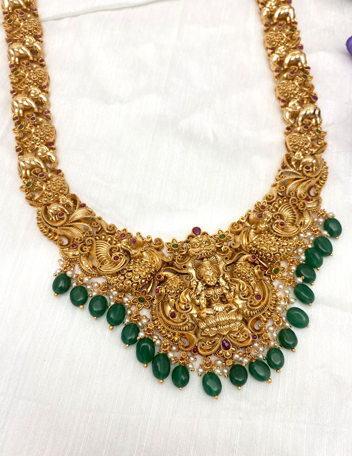 Antique Lakshmi Devi Grand Wedding Long Haaram