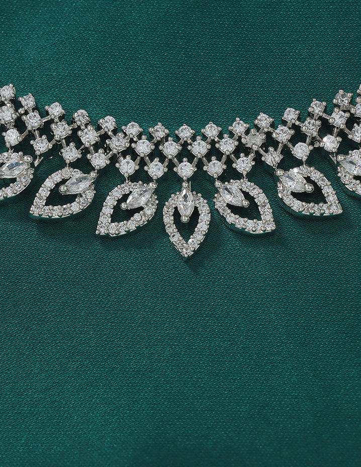Designer Zirconia Elegance Necklace Set