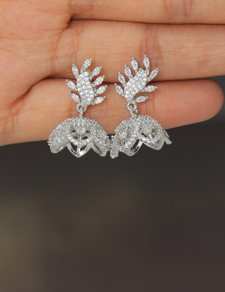 Designer Zirconia Royal Radiance Jhumka