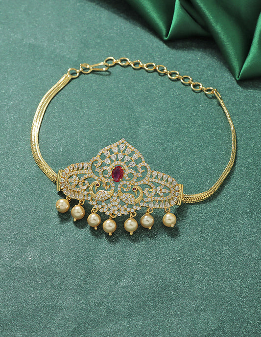 Designer Zirconia Chain Bajuband