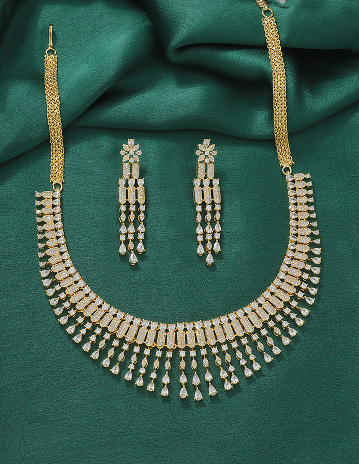 Designer Zirconia Elegance Necklace Set