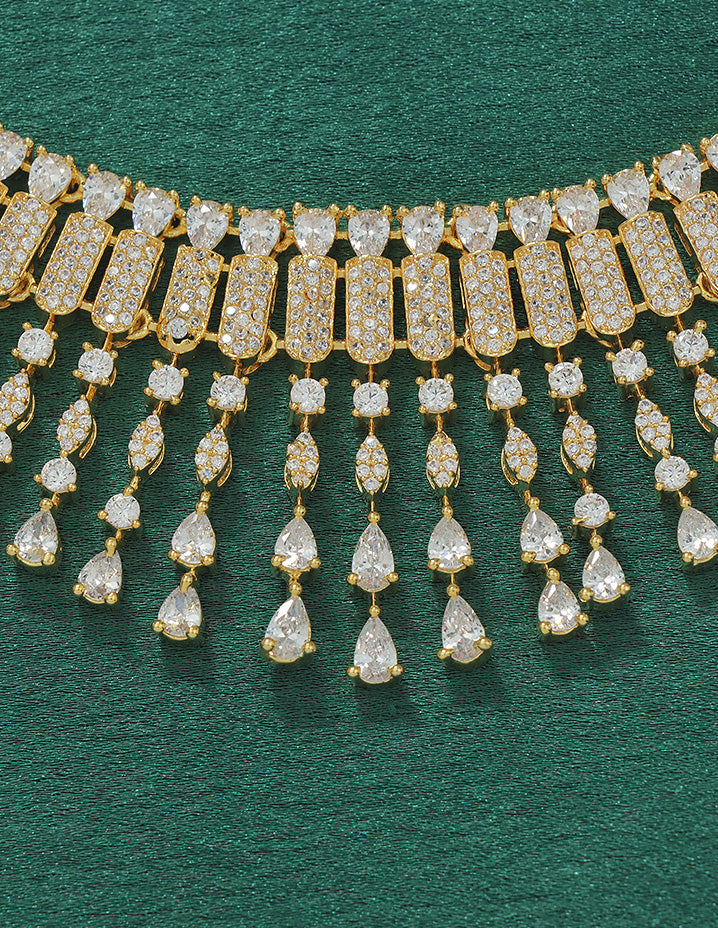 Designer Zirconia Elegance Necklace Set