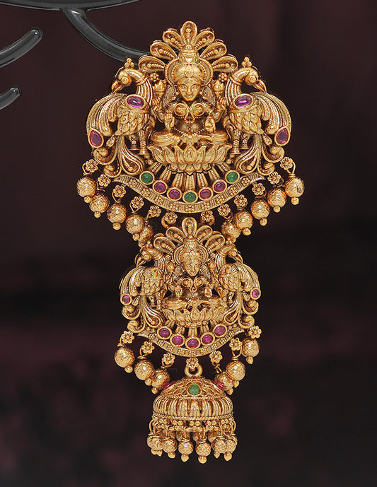 Designer Zirconia Lakshmi Devi Elegant Choti Piece