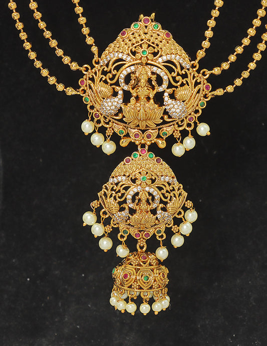 Designe Elegant Lakshmi Choti Piece + Champaswaralu