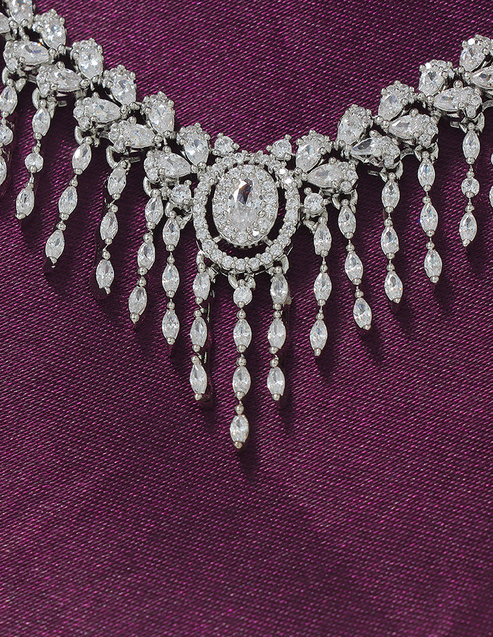 Designer Zirconia Elegance Necklace Set