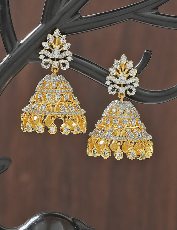 Designer Zirconia Royal Radiance Jhumka