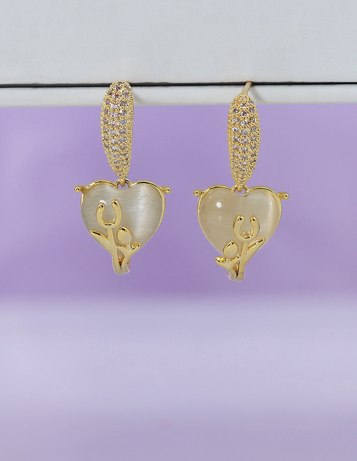 Designer Zirconia Bali Earrings