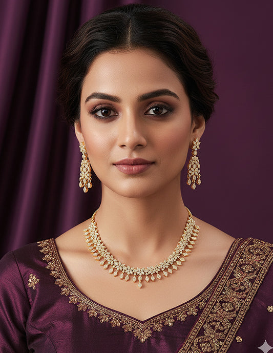 Designer Zirconia Elegance Necklace Set