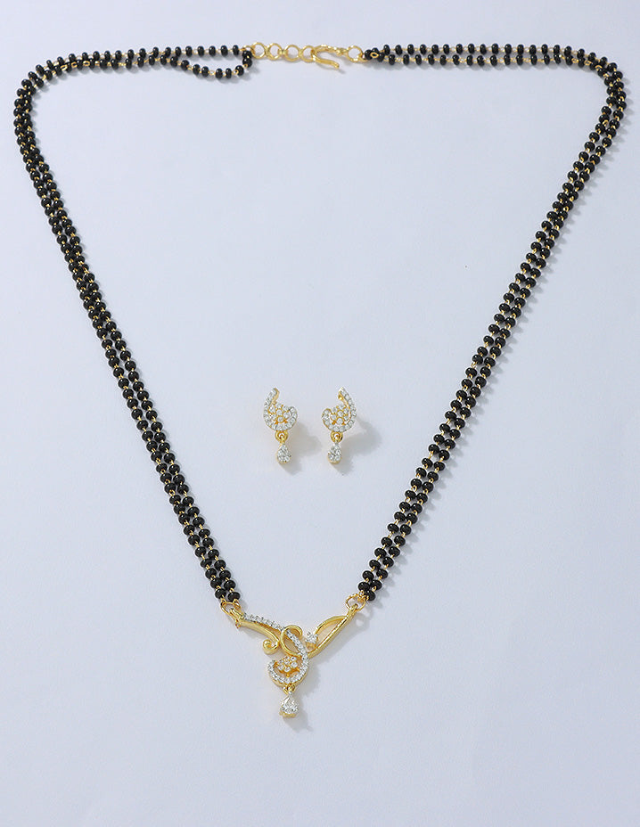 Designer Black Beads Mangalsutra