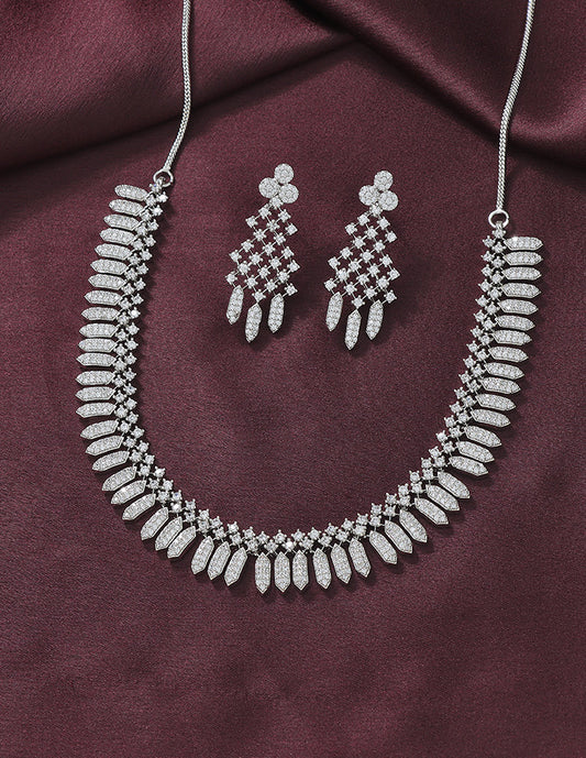 Designer Zirconia Elegance Necklace Set