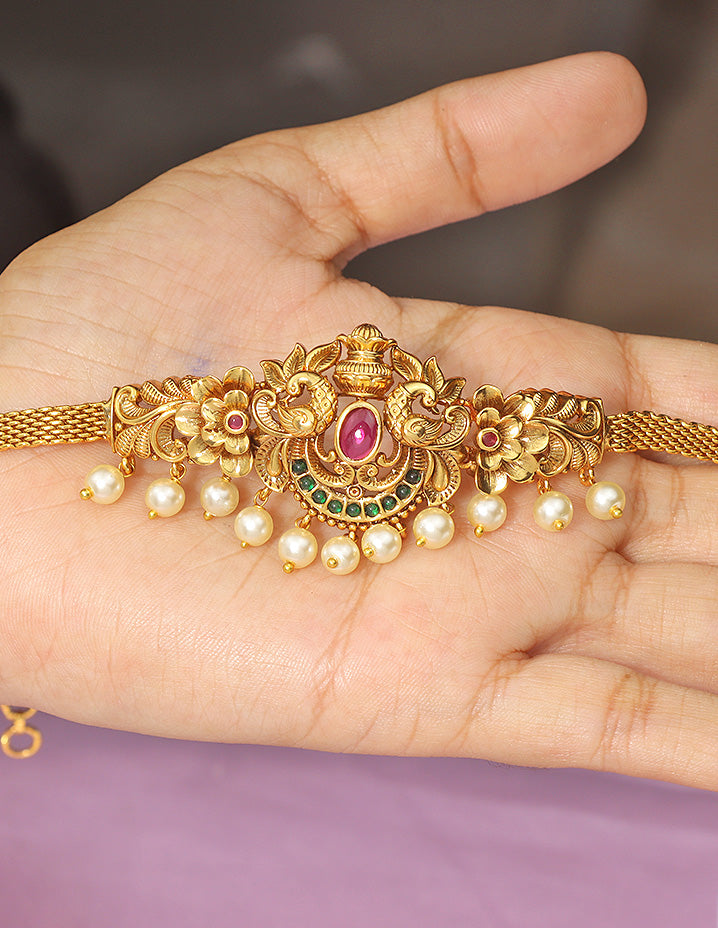 Designer Peacock Chain Bajuband