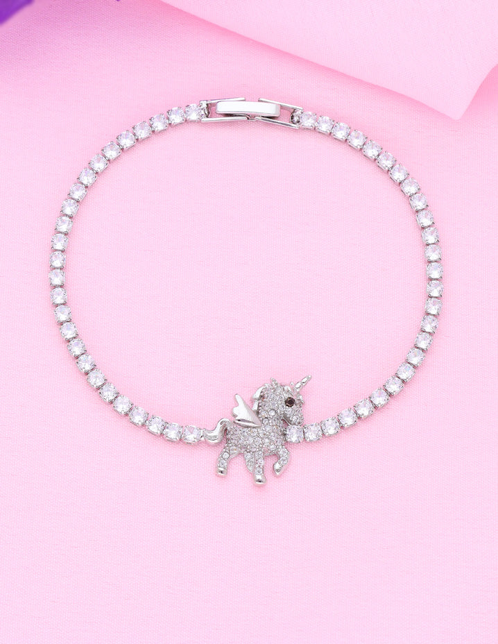 Zirconia Designer Chain Bracelet