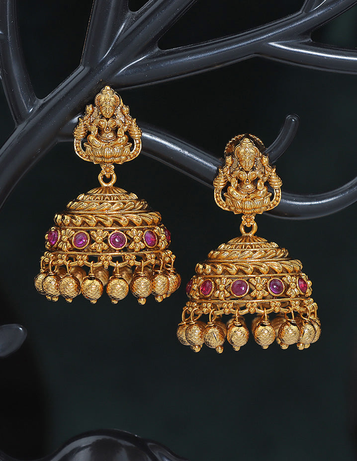Designer Matt Kempu Jhumka Earrings