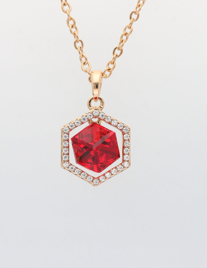 Swarovski Crystal Chain Pendant