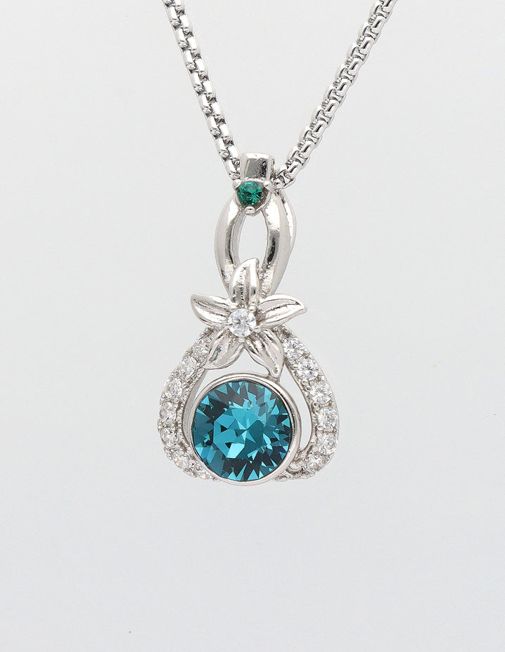 Swarovski Crystal Chain Pendant