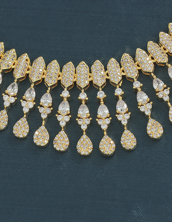 Designer Zirconia Elegance Necklace Set