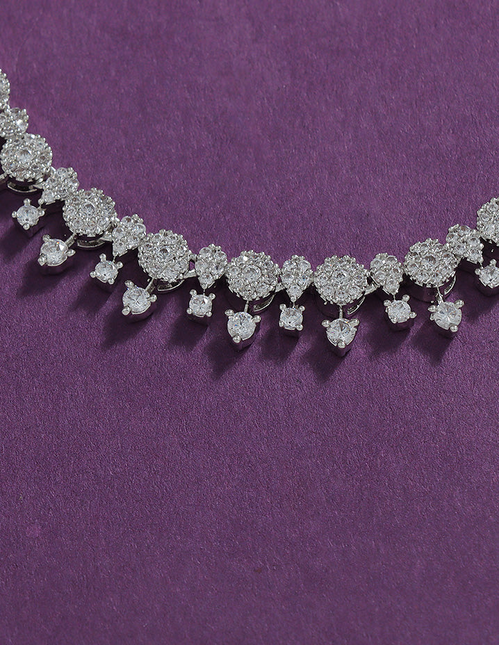 Designer Zirconia Elegance Necklace Set