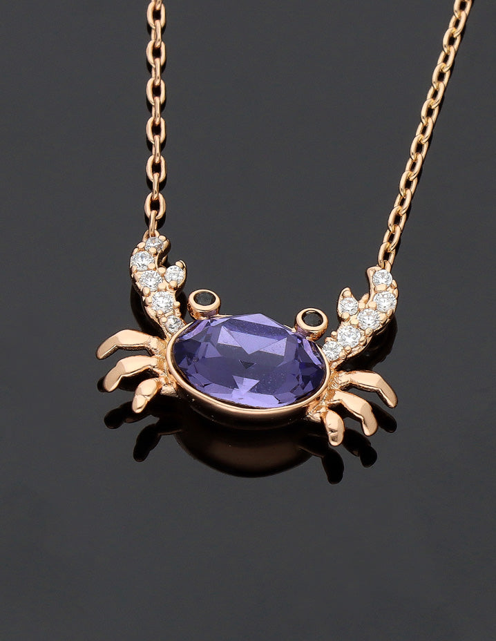 Swarovski Crystal Chain Pendant Set