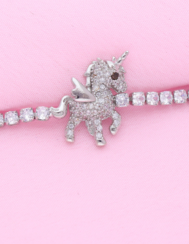 Zirconia Designer Chain Bracelet