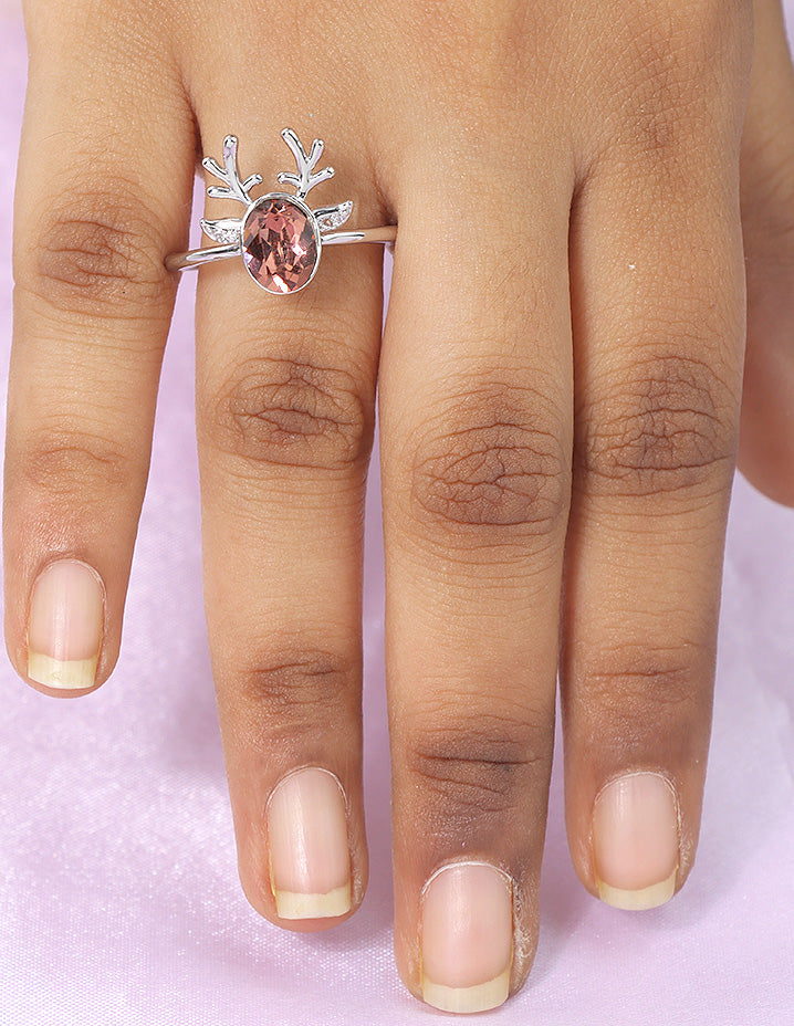 Designer Zirconia Crystal Finger Ring