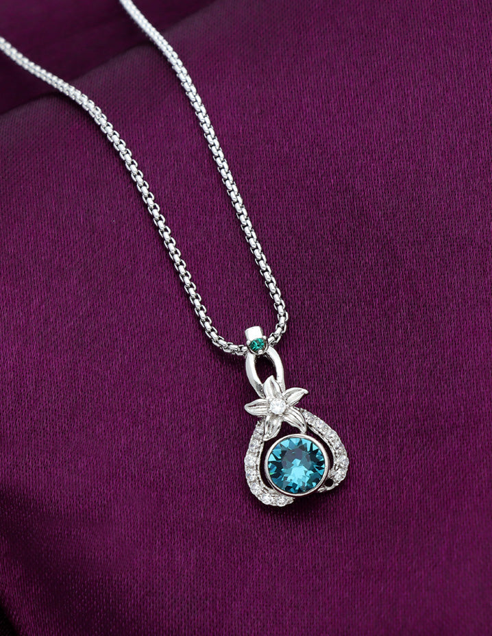Swarovski Crystal Chain Pendant