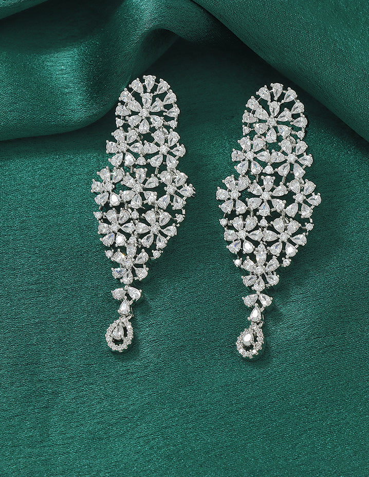 Designer Zirconia Crystal Elegance Necklace Set