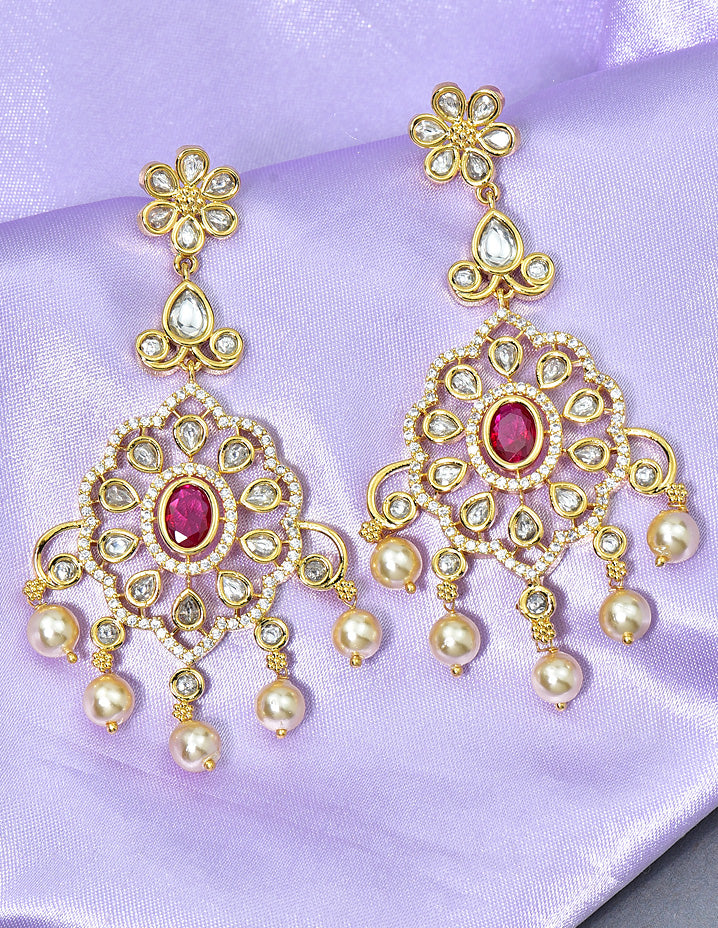 Zirconia Gold Choker Set