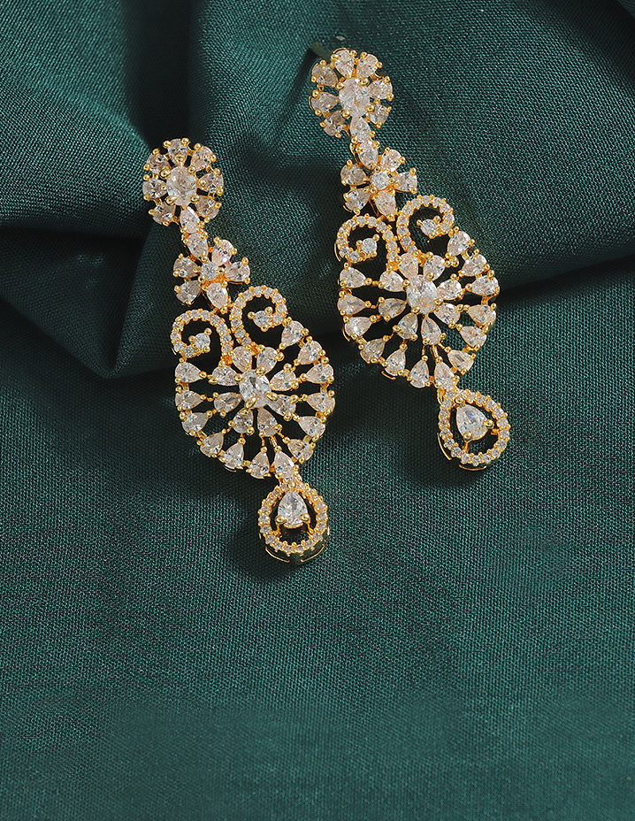 Designer Zirconia Crystal Elegance Necklace Set
